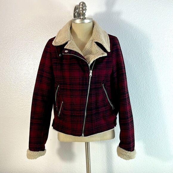 American Eagle Womens Moto Jacket Size Small - Picture 1 of 9